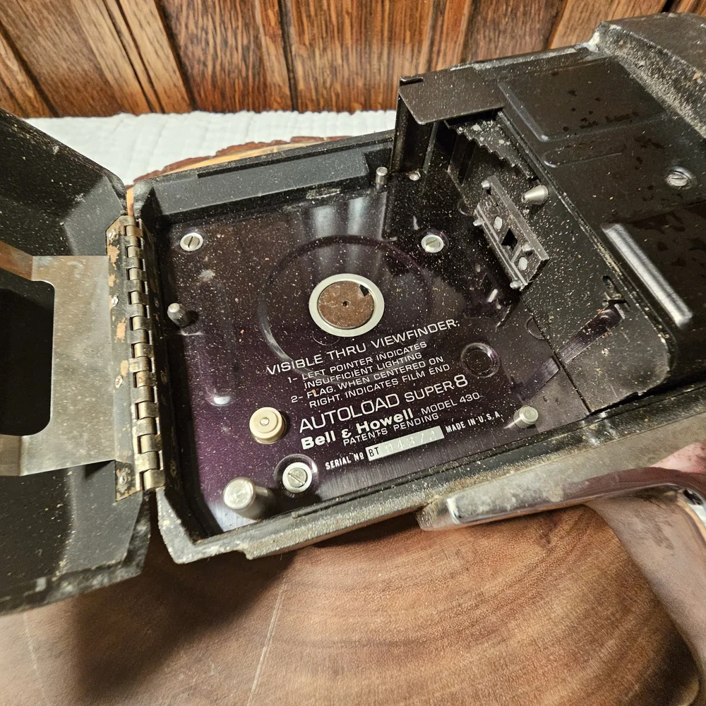 Bell & Howell Autoload Super 8 movie camera.